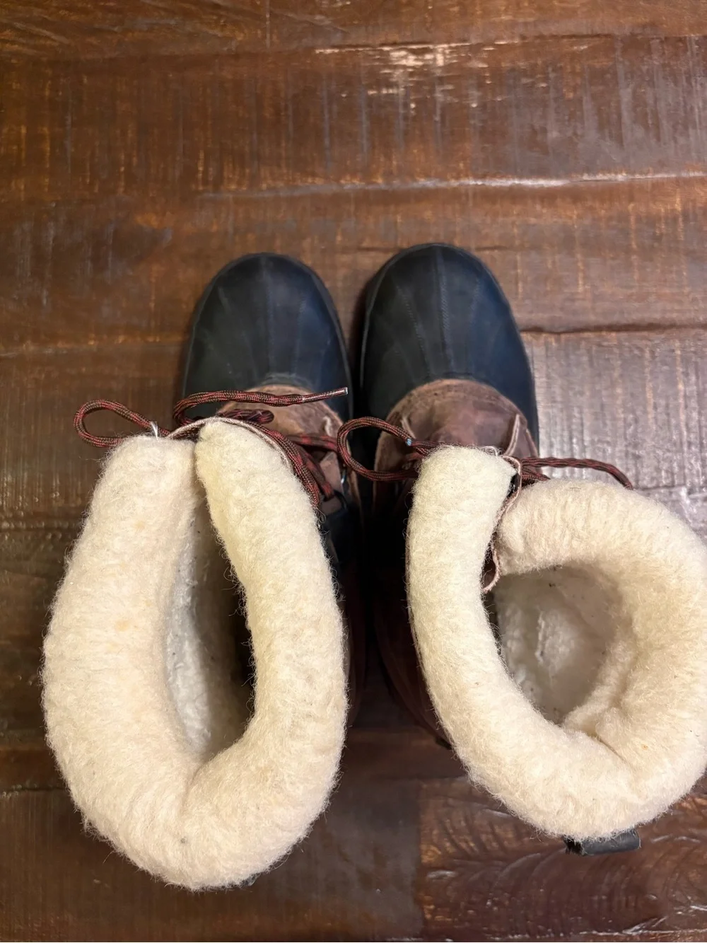 Men’s Sorel Brown and Black Snow Boots size 13